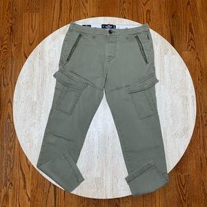 Hollister Green Cargo Pants